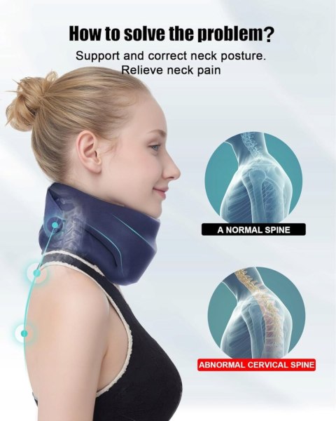 Orteza na szyję do spania - miękki kołnierz szyjny z pianki