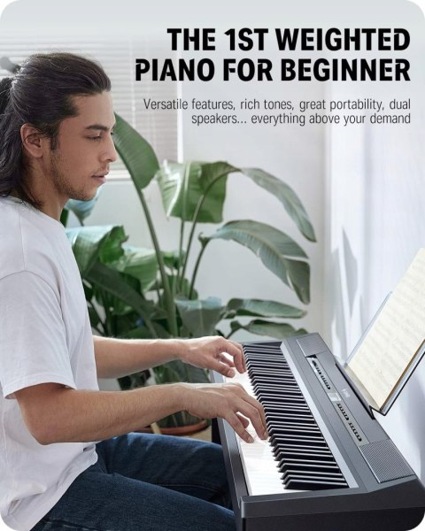 Pianino cyfrowe 88 klawiszy Donner DEP-20