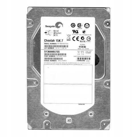 SEAGATE CHEETAH 15K.7 600GB 15K 16MB SAS-2 3.5'' ST3600057SS