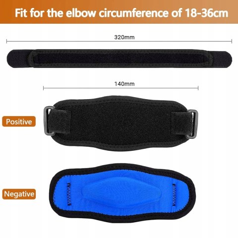 Ściągacz na łokieć Unnderwiss - rozmiar uniwersalny