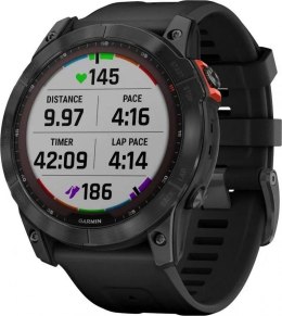 Zegarek sportowy Garmin Fenix 7X Sapphire Solar czarny