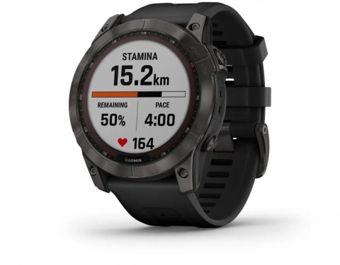 Zegarek sportowy Garmin Fenix 7X Sapphire Solar czarny