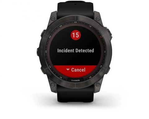Zegarek sportowy Garmin Fenix 7X Sapphire Solar czarny
