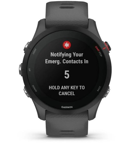 Zegarek sportowy Garmin Forerunner 255 Szary (010-02641-10)