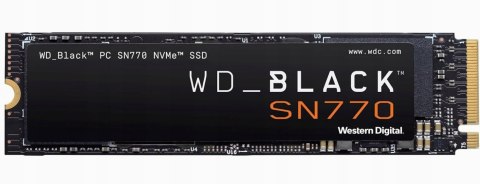 Dysk SSD WD Black SN770 1TB M.2 2280 PCI-E x4 Gen4 NVMe (WDS100T3X0E)
