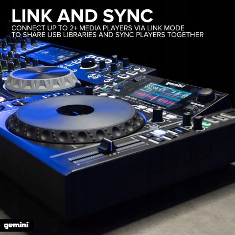 MIKSER DJ GEMINI SDJ-4000 4-KANAŁOWY BLACK