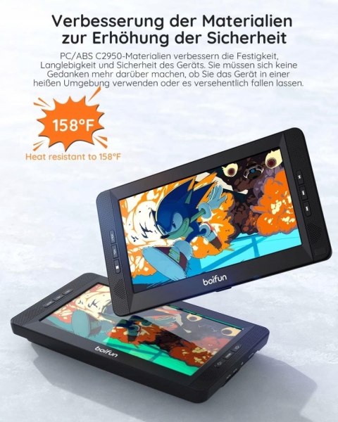 ODTWARZACZ SAMOCHODOWY MONITOR TELEWIZOR BOIFUN BFN-101 ZESTAW 2SZT 10.1CAL