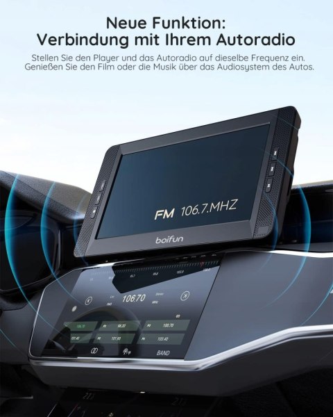 ODTWARZACZ SAMOCHODOWY MONITOR TELEWIZOR BOIFUN BFN-101 ZESTAW 2SZT 10.1CAL