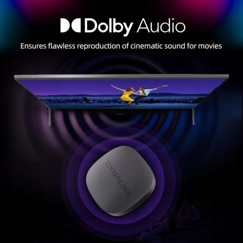 TV BOX Dynalink DL-ATV36 Android TV 4K HDMI Pilot sterowanie głosem