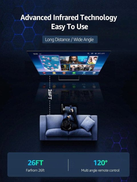 Zastępczy pilot głosowy do Telekom Magenta TV Stick WH211107F 40899565