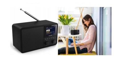 Radio sieciowe DAB+, FM, internetowe Philips TAPR802/12