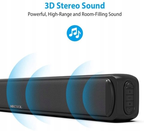 Soundbar Mrcool SB-001 2.0 30 W Bluetooth AUX OPT