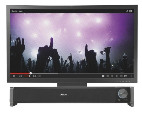 Soundbar Trust Asto 2.0 6 W czarny