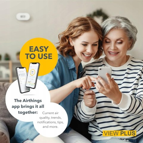 Airthings View Plus kompletny monitor radonu i jakości powietrza