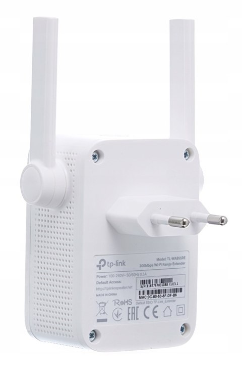 Wzmacniacz TP-Link TL-WA855RE V5 Wi-Fi N300 1x10/100Mb/s Repeater