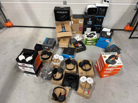 Zestaw uszkodzonych słuchawek i inne do naprawy lub na części pakiet 48SZT!