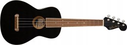 Fender Avalon Tenor ukulele z orzecha włoskiego Czarny