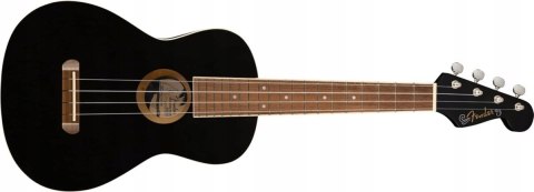 Fender Avalon Tenor ukulele z orzecha włoskiego Czarny
