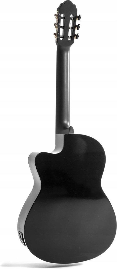 Gitara Klasyczna Akustyczna Navarrez NV162 4/4 Czarna 6 Strun 19 Progów