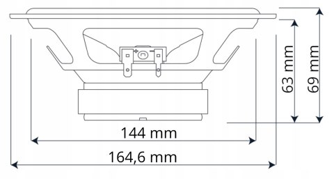 Hertz UNO K165 głośniki samochodowe 165 mm 300 W dwudrożne odseparowane
