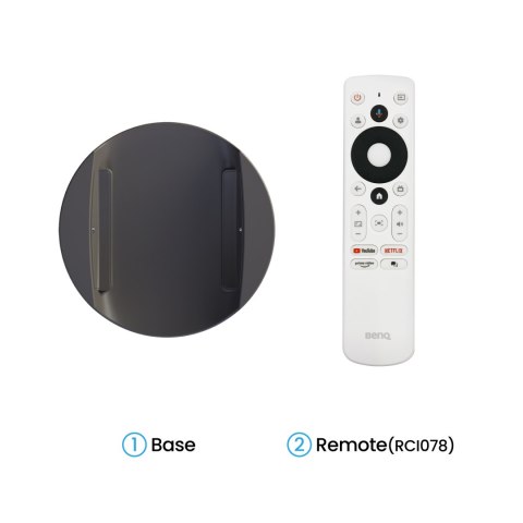 Kompaktowy projektor BenQ GV50 Full HD (1080p) 500 ANSI GOOGLE TV WIFI BT