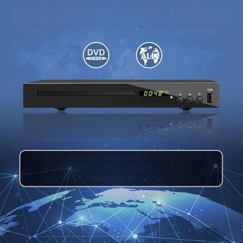 Kompatkowy Odtwarzacz DVD Blu-ray HD JOVELL 1080P - USB, HDMI, AV