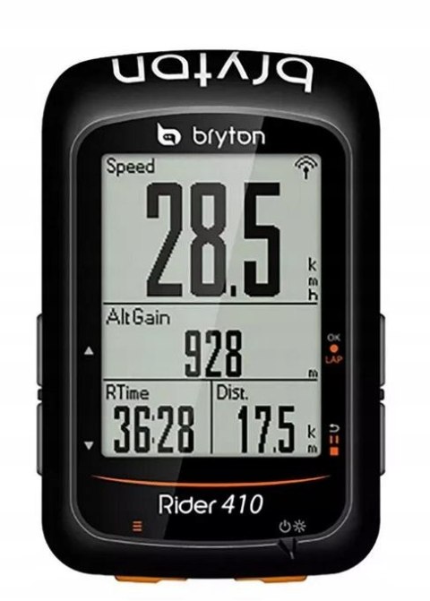 Licznik rowerowy bezprzewodowy BRYTON Rider 410E