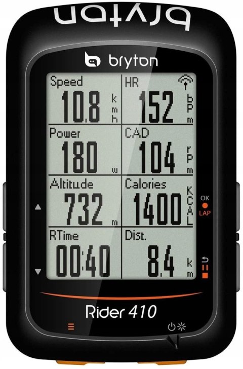Licznik rowerowy bezprzewodowy BRYTON Rider 410E