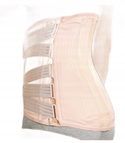 RO+TEN SOB niski półsztywny damski gorset ortopedyczny rozmiar M kremowy