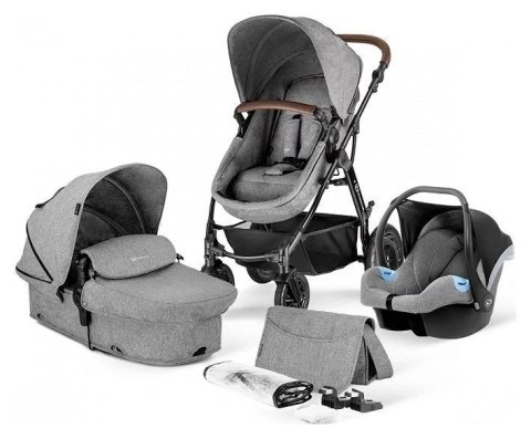 Wózek 3w1 Kinderkraft Moov Szare