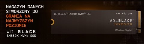 Dysk wewnętrzny SSD WD Black SN850X 2TB M.2 2280 PCIe NVMe