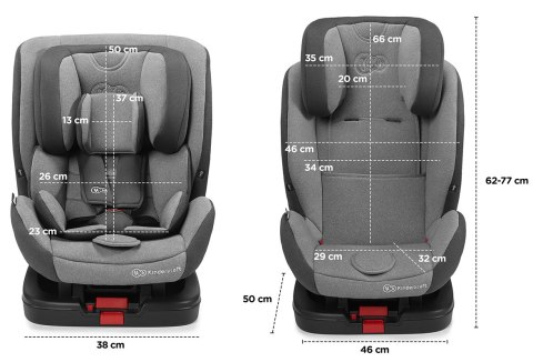 Fotelik Kinderkraft Vado gray 0-25 kg