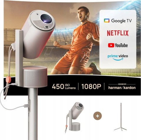 XGIMI MoGo 3 Pro 1080P mini projektor, ze stojakiem PowerBase