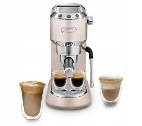 Kolbowy ekspres ciśnieniowy De'Longhi dedica arte 1350 W beżowy/brązowy