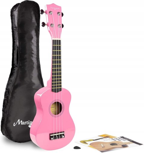Martin Smith UK-212-PNK-A Ukulele Sopranowe
