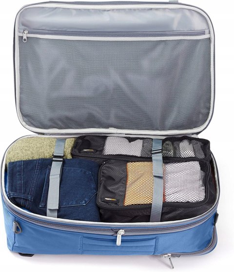 Plecak turystyczny AmazonBasics Carry-On 41-60 l niebieski