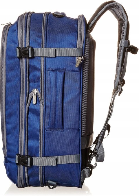 Plecak turystyczny AmazonBasics Carry-On 41-60 l niebieski