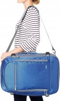 Plecak turystyczny AmazonBasics Carry-On 41-60 l niebieski