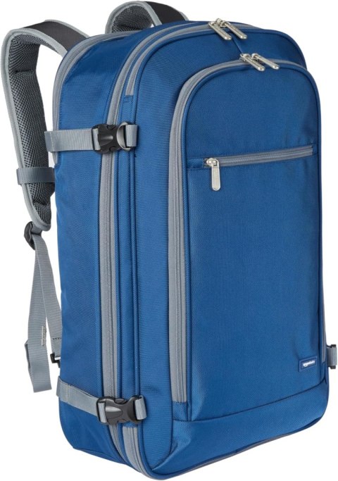 Plecak turystyczny AmazonBasics Carry-On 41-60 l niebieski