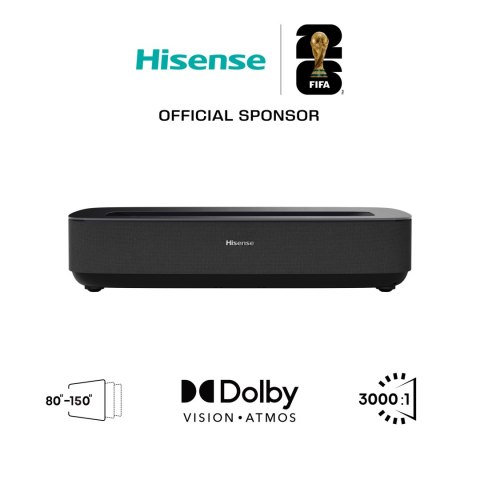 Projektor HISENSE PL2 (3840 x 2160), 2700 ANSI lumen, Wi-Fi, Bluetooth