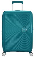 Walizka twarda American Tourister średnia polipropylen zielona 81L 67CM