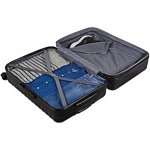 Walizka twarda duża tworzywo sztuczne AmazonBasics N989 105 l