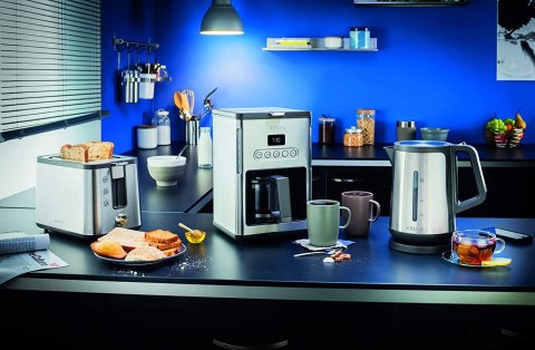 Ekspres przelewowy Krups KM442D 1,25 l srebrny/szary