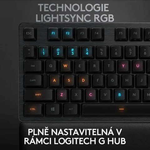 KLAWIATURA MECHANICZNA LOGITECH G513 CARBON UKŁ DE