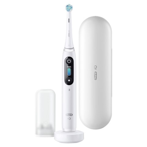 Szczoteczka elektryczna Oral-B iO 8 biała akumulatorowa magnetyczna