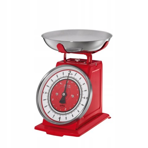 Waga mechaniczna Kuchenprofi czerwony