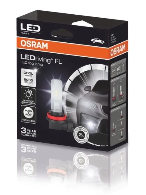 Żarówki ams-OSRAM LEDriving FL H8/H11/H16 9 W 2 szt.