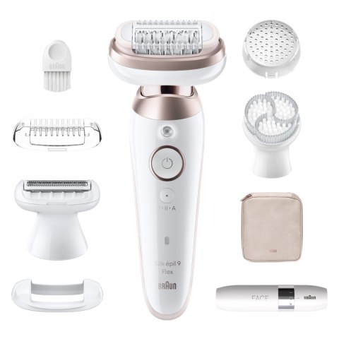 Braun Silk-épil 9 9360 Flex epilator z maksymalnie elastyczną głowicą na no