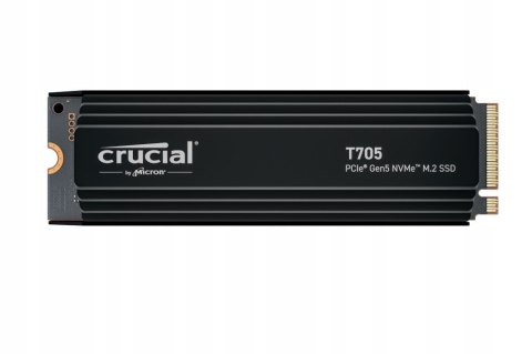 Dysk SSD Crucial T705 1TB M.2 PCIe Gen5 NVMe Heatsink CT1000T705SSD5