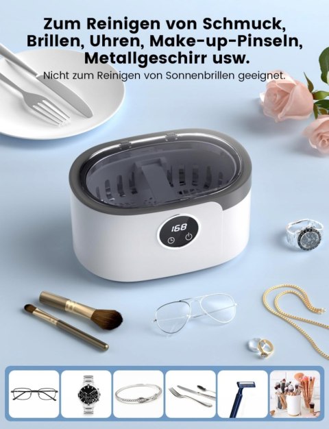 MYJKA ULTRADŹWIĘKOWA 600ML 5 TRYBÓW DO OKULARÓW ZEGARKÓW I BIŻUTERII